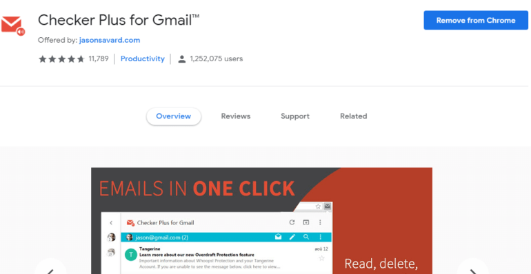 gmail checker chrome extension